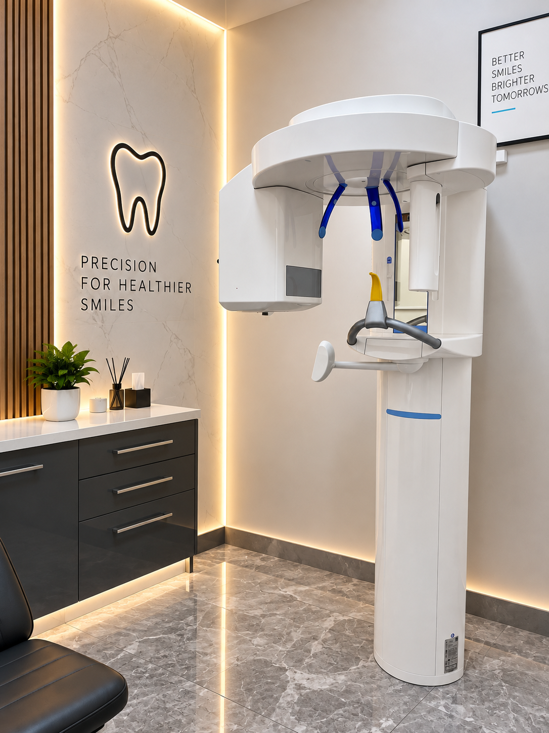 DentaSed kliniğinde panoramik dental görüntüleme cihazı